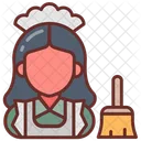 Maid Servant Housekeeper Icon