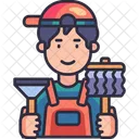 Maid-cleaning service  Icon
