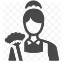 Maid Servant Housekeeper Icon