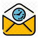 Mail Time Clock Icon