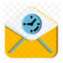 Mail Time Clock Icon