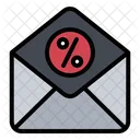 Mail Envelope Discount Icon