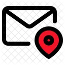 Mail Gps Pin Icon