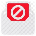 Mail Block Forbidden Icon