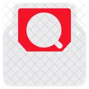 Mail Search Loupe Icon