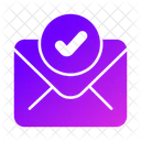 Mail Genehmigen Fertig Symbol