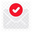 Mail Genehmigen Fertig Symbol