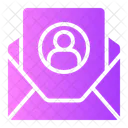 E Mail Lebenslauf Mitarbeiter Symbol