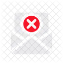 Mail Reject Decline Icon