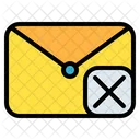 Mail Message Cross Icon