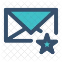 Mail Letter Star Icon