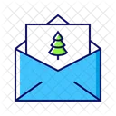 Mail Letter Christmas Icon