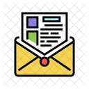 Sending Mail Report Icon