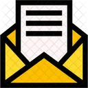 Mail Communications Open Message Icon