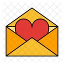 Mail Valentine Love Icon