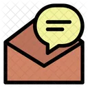 Linear Color Chat Network Icon