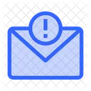 Mail Warning Email Icon