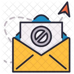 E-Mail abgelehnt  Symbol