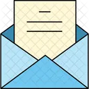 Arquivo Aberto De E Mail Icon