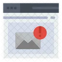 Mail Alert Email Alert Mail Warning Icon