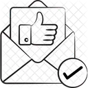 Mail Approved Check Letter Icon