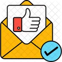 Mail Approved Check Letter Icon
