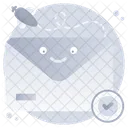 Verify Mail Check Mail Mail Approved Icon