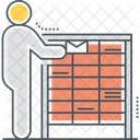 Mail Area Letter Box Employee Icon
