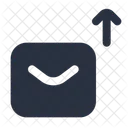 Mail Arrow Up  Icon