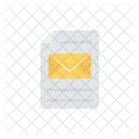 Mail attachment file  Icon