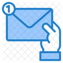 E Mail Benachrichtigung E Mail Hand Symbol