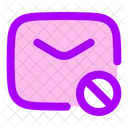 Mail Block Icon