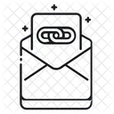 Mail Chain Link Mail Email Link Icon