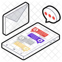 Mail Chat Mobile Email Mobile Message Icon
