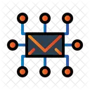 Mail Circuit  Icon