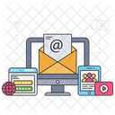 Mail Communication  Icon