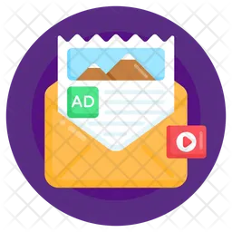 Mail Content  Icon