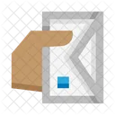 Mail Delivery Communication Hand Icon