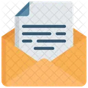 Documento De Correio E Mail Nota Icon