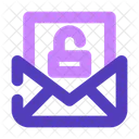 Mail entsperrt  Symbol