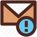 Mail Fehler E Mail Fehler Mail Warnung Symbol