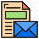 Paper Mail Document Icon
