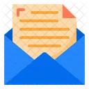 메일 파일 문서 아이콘