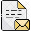 메일 문서 파일 아이콘