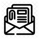 Mail Attachment File Icon