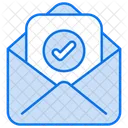 E-Mail genehmigt  Symbol