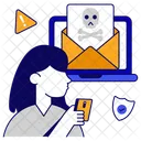 Mail Hacking Email Hacking Correspondence Icon