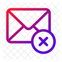 Mail Delete Remove Icon