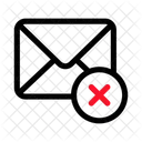 Mail Delete Remove Icon