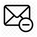 Mail Delete Remove Icon